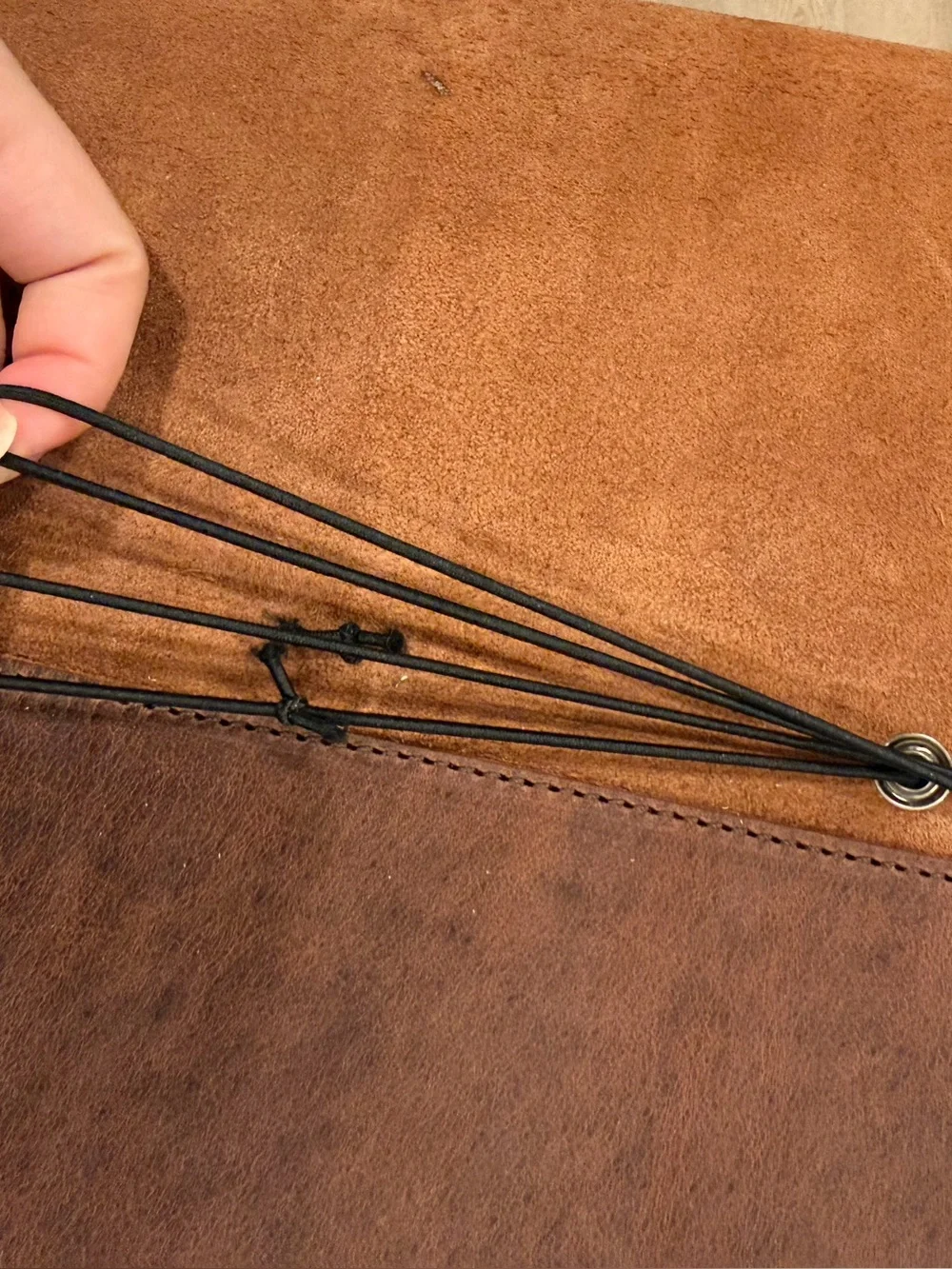 Handmade Brown Genuine Leather Traveler’s Journal Refillable Cover